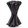 100 pieces 12.4 x 730 mm cable ties black