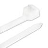 100 pcs 4,8 x 300 mm cable ties white reusable