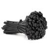 100 pcs 4,8 x 305 mm cable ties black reusable