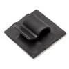 100 pcs 26 x 26 mm cable holder clamp for 8mm cable black