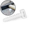 100 pcs 8,1 x 38,1mm cable tie mounting dowel white (type A)
