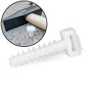 100 pcs 8,1 x 38,1mm cable tie mounting dowel white (type B)