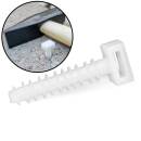 100 pcs 10,6 x 43mm cable tie mounting dowel white (type A)