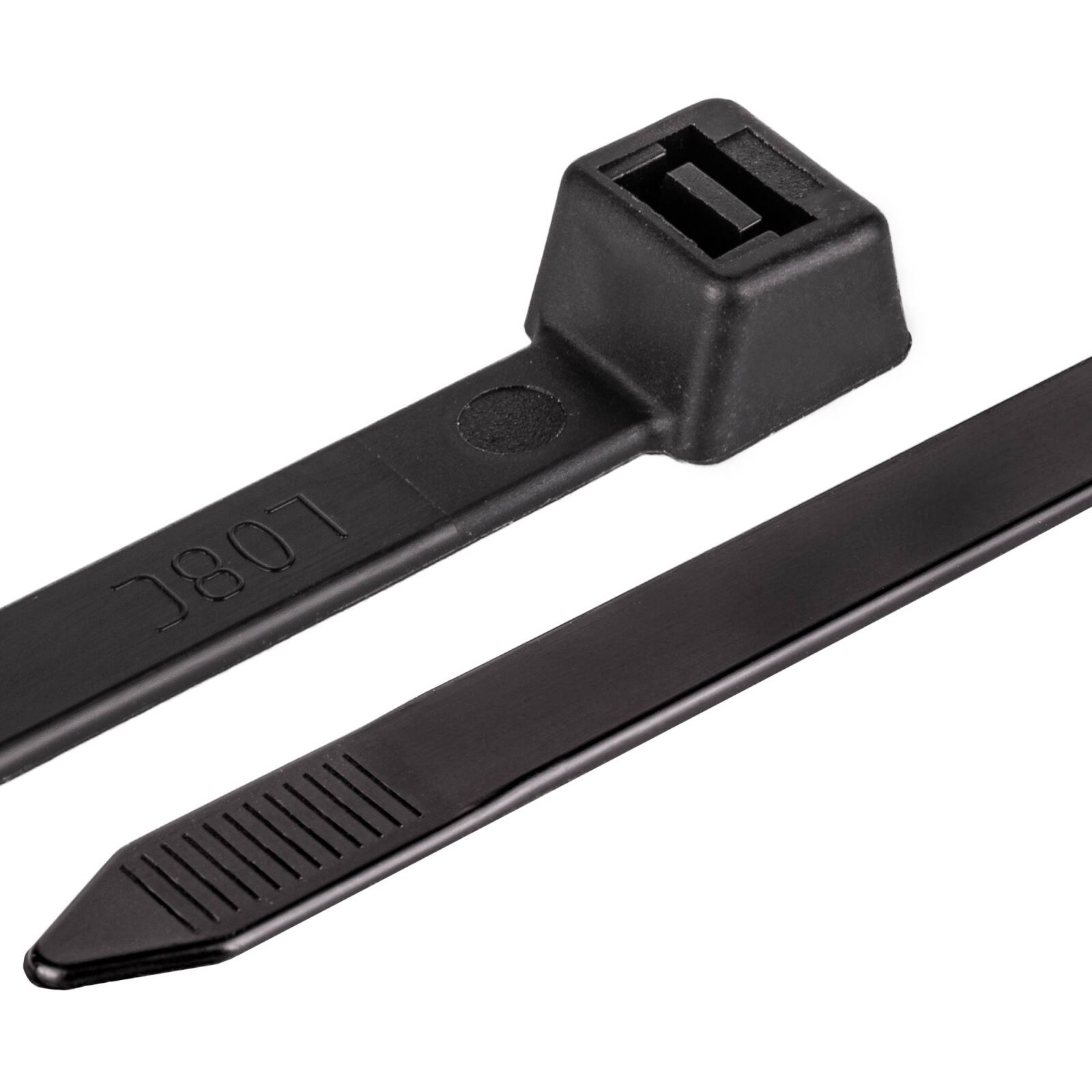 Kabelbinder schwarz 4,8 x 300 mm 100 Stück Kabelstraps - Industri
