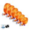 Spanngurte Gurtbänder 5000 kg mit Haken 1,5 m bis 49,5 m