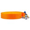 Tension belts webbing 5000 kg with hooks 1.5 m to 49.5 m