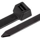 100 pieces 12,4 x 1000 mm cable ties black