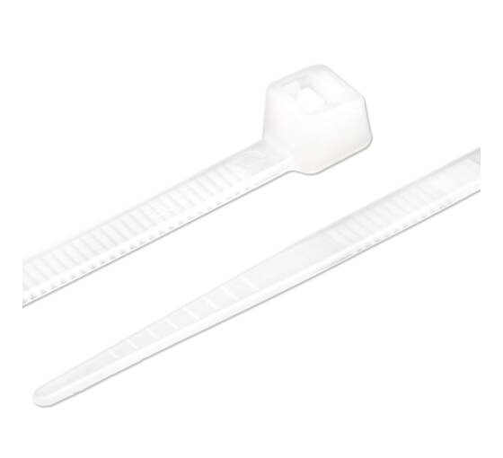 100 pcs 2,5 x 150 mm cable ties white