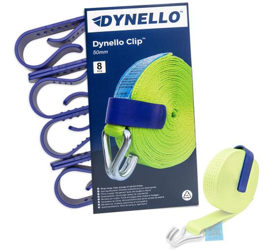 8 pieces Dynello clips - clips for 50mm tension belts