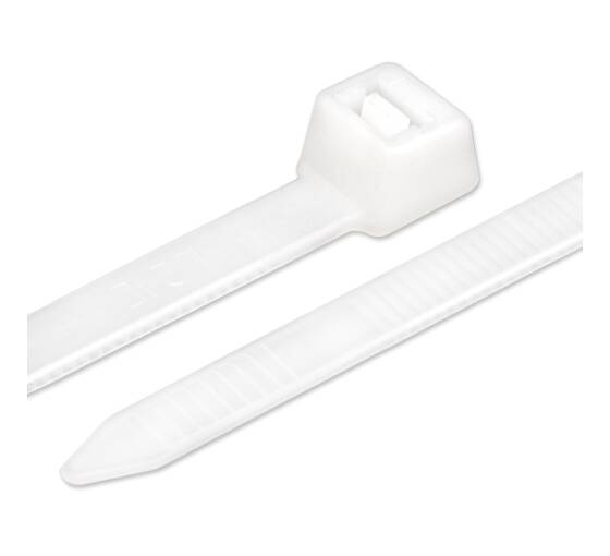100 pcs 3,6 x 140 mm cable ties white